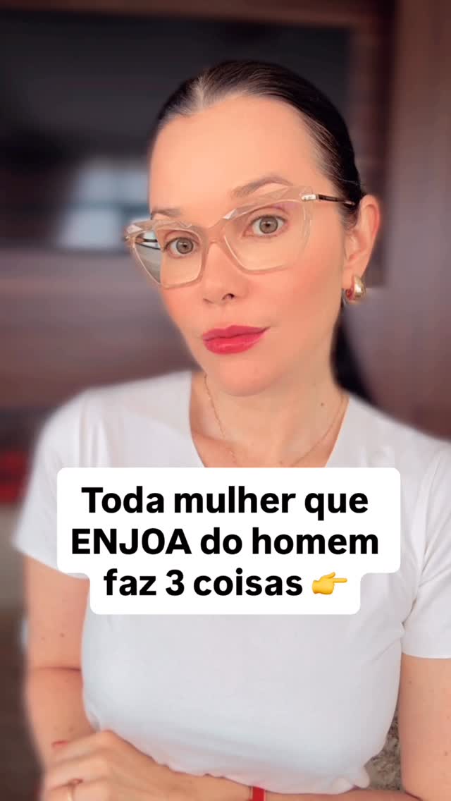 Reel viral — Toda mulher que enjoa do homem — Dra. Isabella Donato